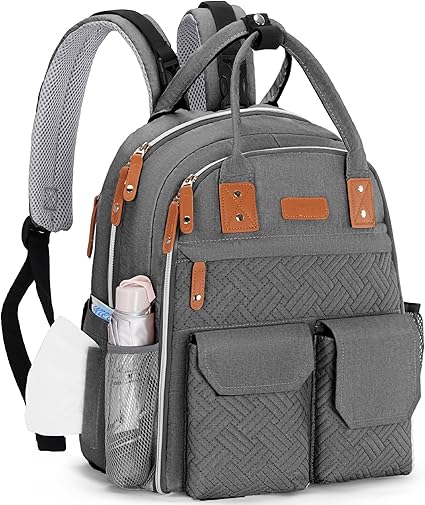 Diaper Bag Backpack ,Grey