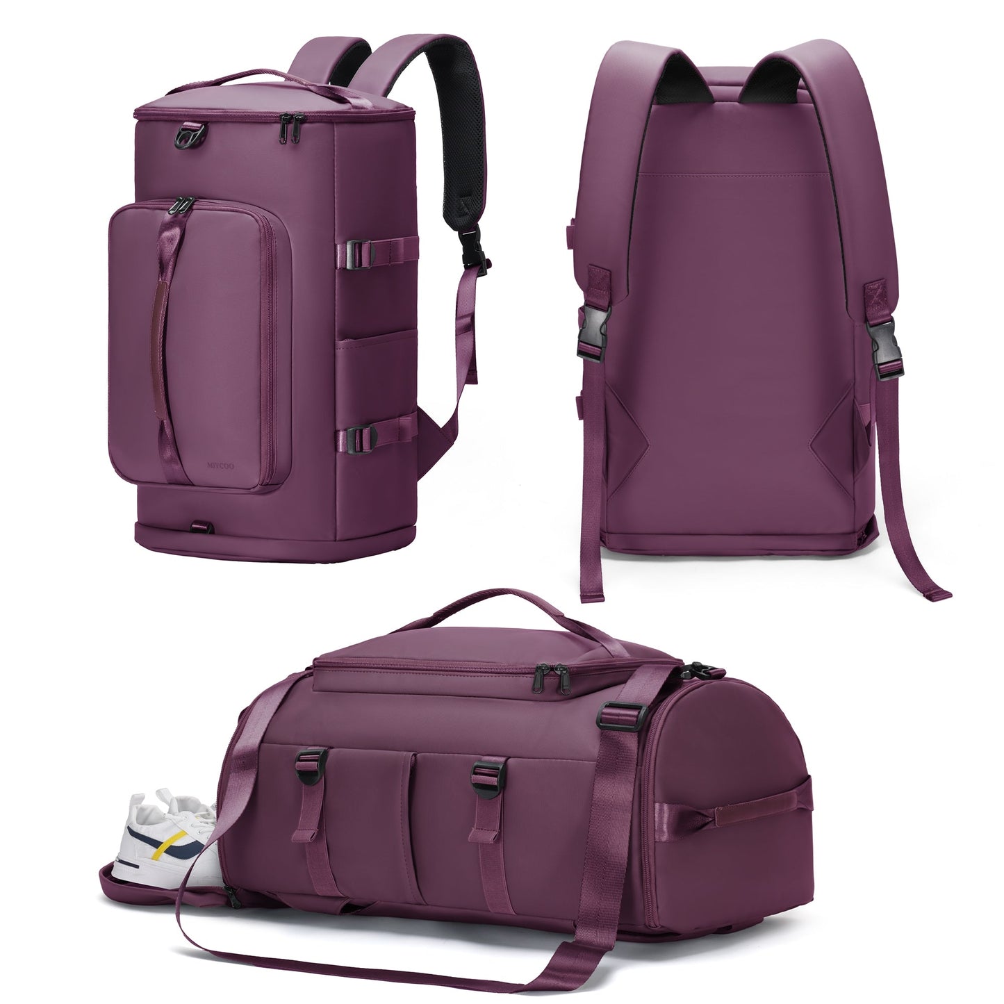 Gym Bag for Men and Women, Purple