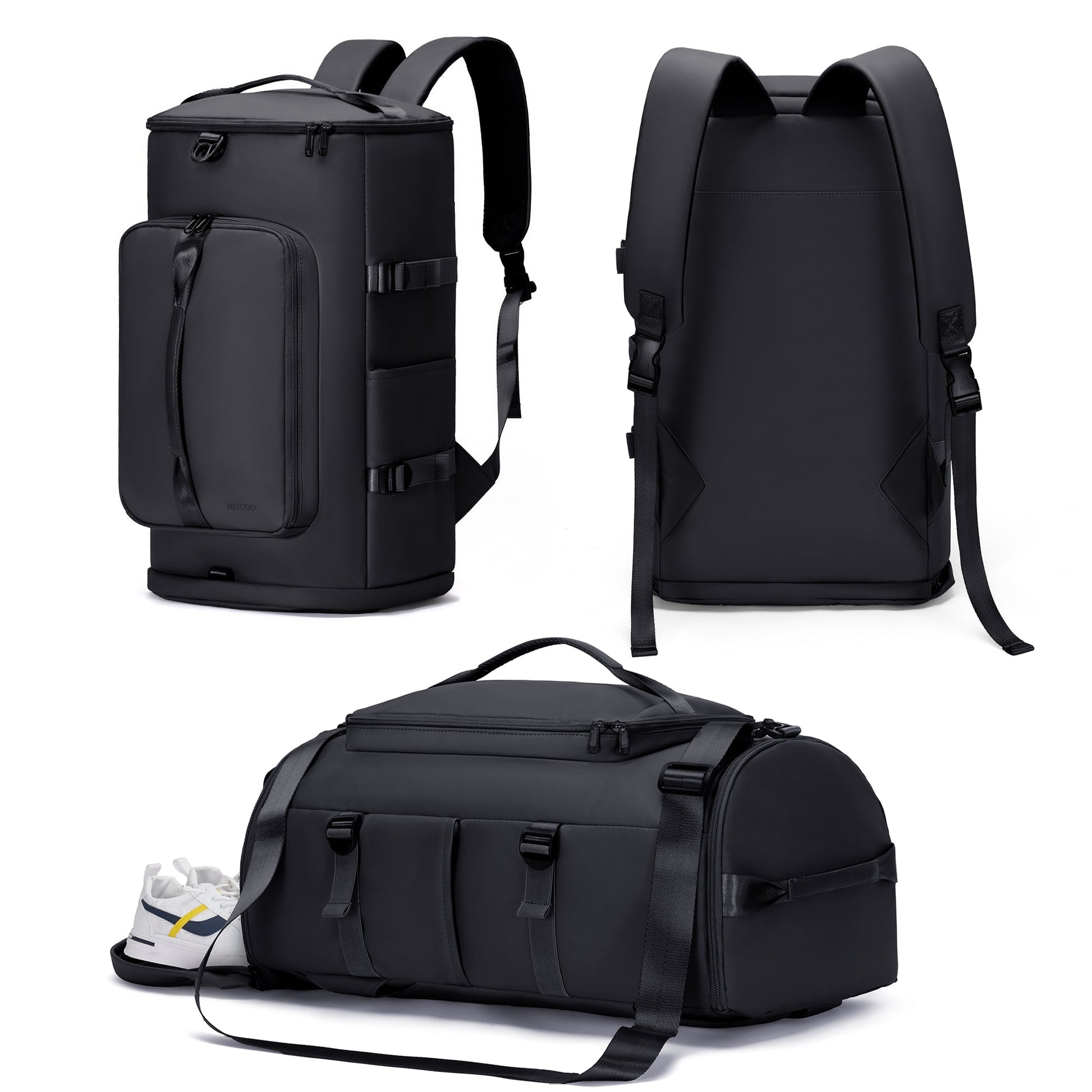 Gym Bag for Men and Women, Black – yunhai