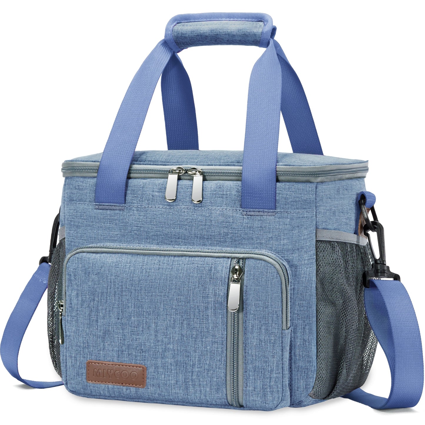 Insulated Lunch Bags for Men Women (Blue, 12L)