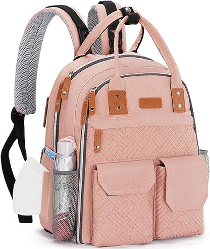 Diaper Bag Backpack , Pink