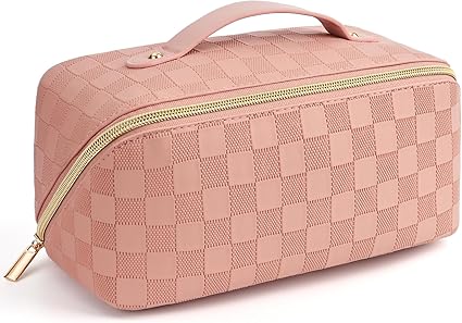 Makeup Bag, Large Capacity Travel Cosmetic Bag for Women