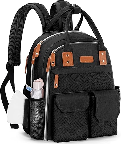 Diaper Bag Backpack , Black