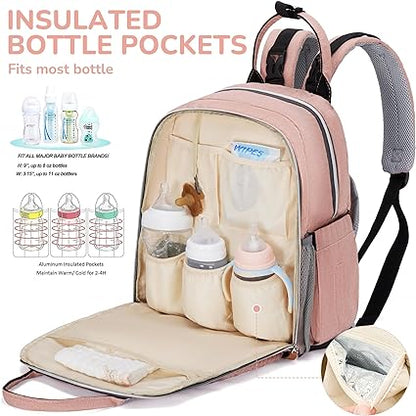 Diaper Bag Backpack , Pink