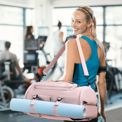 Gym Bag for Men and Women, Pink