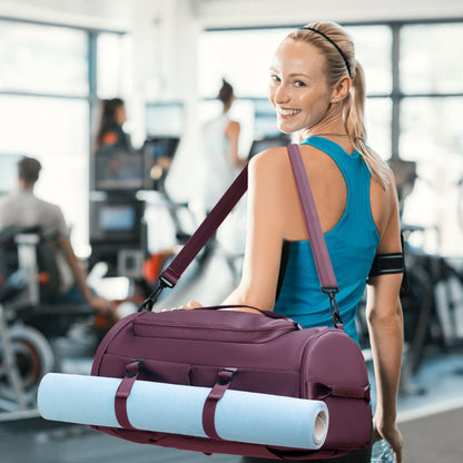 Gym Bag for Men and Women, Purple