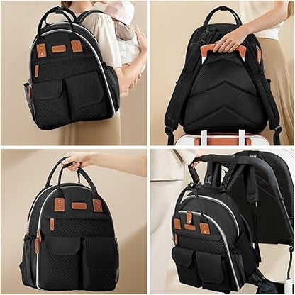 Diaper Bag Backpack , Black