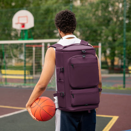 3 in 1 Duffle Bag and Gym Backpack, Purple