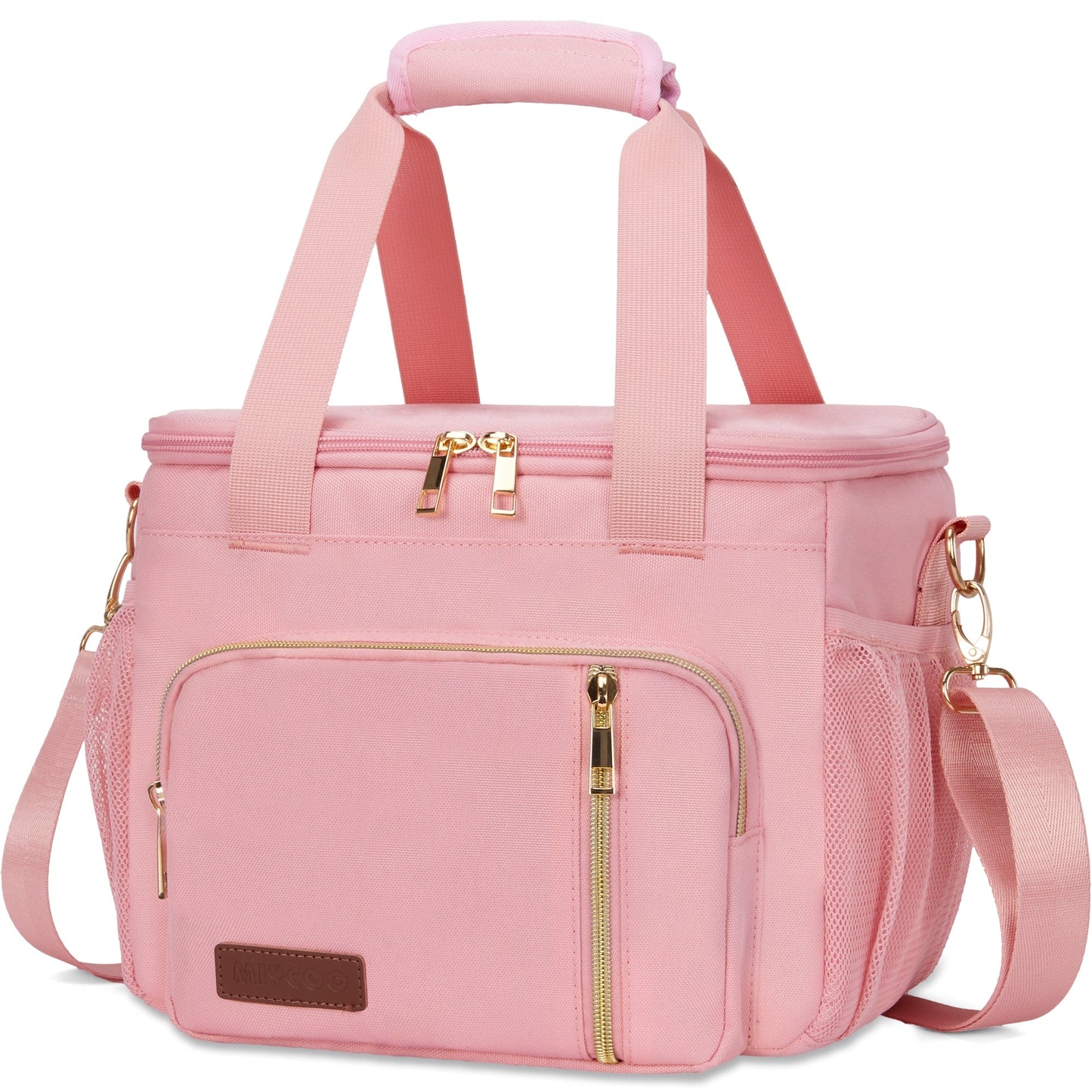 Insulated Lunch Bags for Women Men (Pink, 12L)